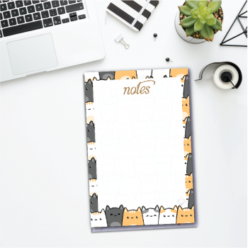 Kedili 10x14 cm Bloknot